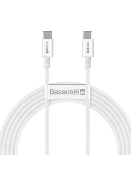 Superior Series 100W Type-C To Type-C Hızlı Data Şarj Kablosu 2m