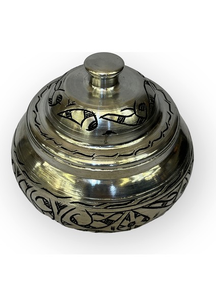 Kalay Eskitme Oyma Nakışlı bakır Şekerlik fiyatları