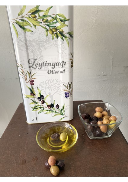 Zeytin Yağı 5 Lt Naturel Soğuk Sıkım 0,2 Dizem Zeytinyağı