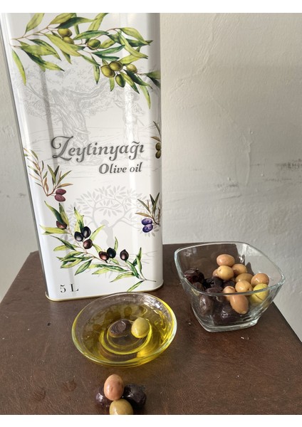 Zeytin Yağı 5 Lt Naturel Soğuk Sıkım 0,2 Dizem Zeytinyağı