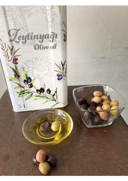 Zeytin Yağı 5 Lt Naturel Soğuk Sıkım 0,2 Dizem Zeytinyağı