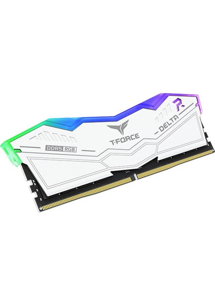 T-Force DELTA RGB White 32GB(2x16GB) 5200Mhz DDR5 CL40 Gaming Ram (FF4D532G5200HC40CDC01)