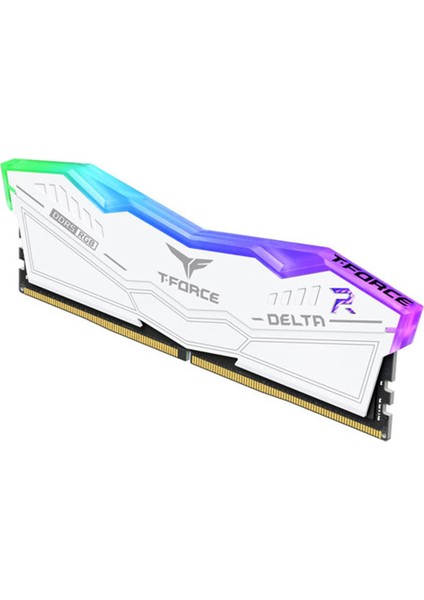 T-Force DELTA RGB White 32GB(2x16GB) 5200Mhz DDR5 CL40 Gaming Ram (FF4D532G5200HC40CDC01)