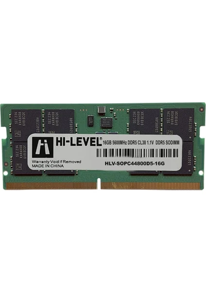 16GB Ddr5 5600MHZ Sodımm 1.1V HLV-SOPC44800D5-16G Hı-Level