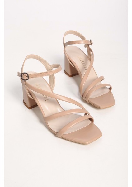 Kadın Valet Ten Kalın Topuklu Ayakkabı indirimleri