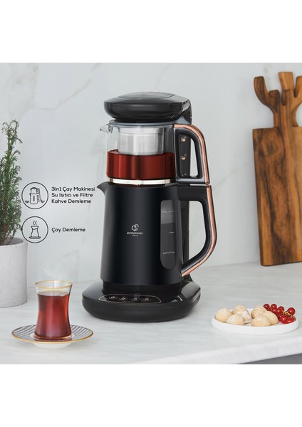 Robotea 3 in 1 Konuşan Çay Makinesi Copper