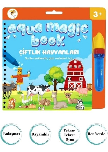 Aqua Magic Book – Çiftlik Sihirli Boyama Kitabı