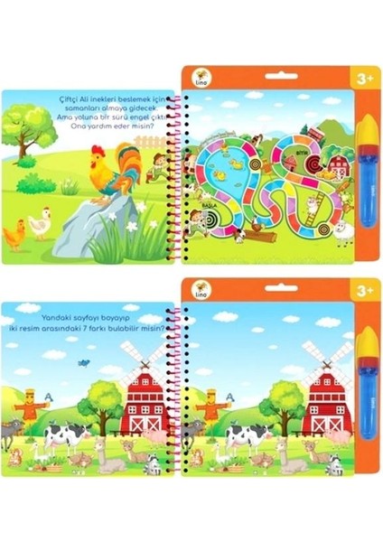 Aqua Magic Book – Çiftlik Sihirli Boyama Kitabı modelleri