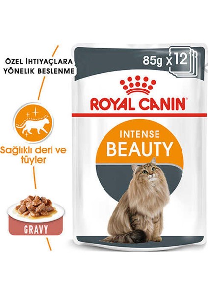 Intense Beauty Gravy Pouch Kedi Maması 85 gr