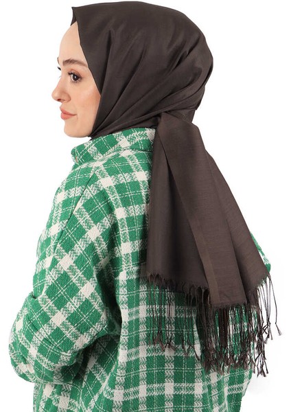 Acı Kahve Ipek Görünümlü Şal fırsatları