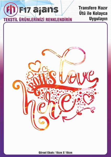 Ütü ile Yapışan Tekstil Dtf Transfer Baskı