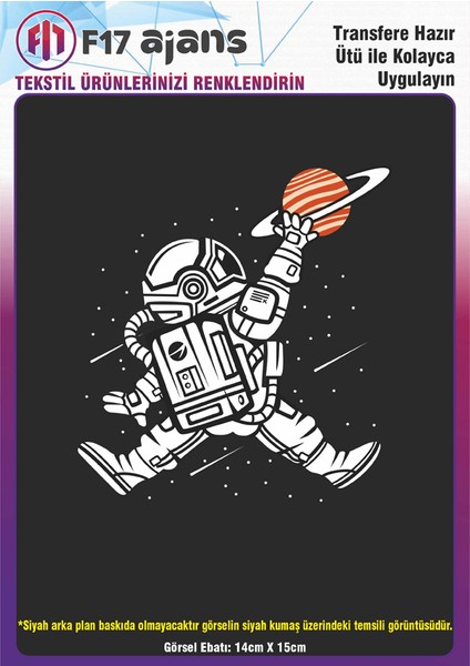 Ütü ile Yapışan Tekstil Dtf Transfer Baskı Astranot