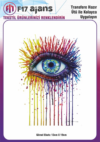 Ütü ile Yapışan Tekstil Dtf Transfer Baskı