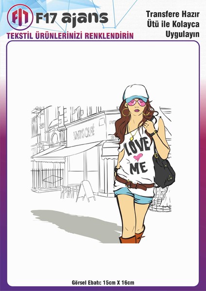 Ütü ile Yapışan Tekstil Dtf Transfer Baskı