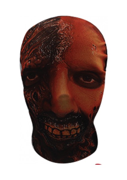 Halloween Korku Maskesi Transparan Robot Yüz