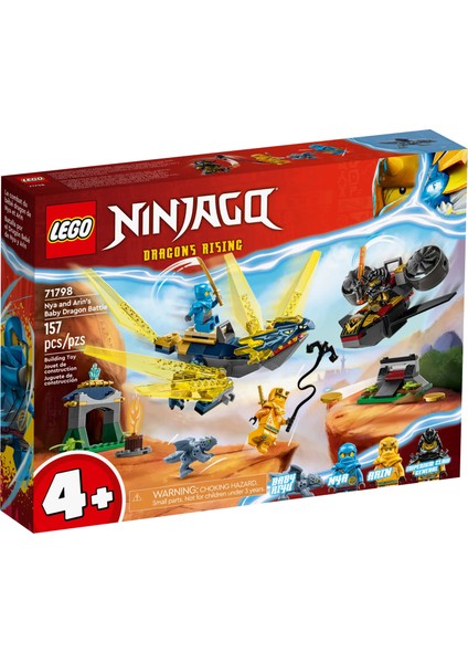 Nınjago 71798 Nya ve Arin'in Yavru Ejderha (157 Parça)