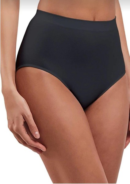 811 ( A-01 ) Bayan Yüksek Bel Dikişsiz Esnek Slip Külot Tekli
