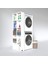 Kenzlife çamaşır-kurutma makinesi dolabı bolodenkamdf sol byz 180*090*60 % 100 mdf full mdf banyo kapaksız arkalıksız 2