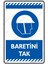 Baretini Tak/25x35cm/Etiket 2