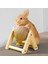 Yavru Kediler Tavşanlar Için Balo Ahşap Desteği ile Bunny Scratcher Chinchilla (Yurt Dışından) 1