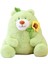 Ayı Peluş Oyuncaklar Sevimli Ayı, Oda Dekorasyonu Için Gül Çiçek Peluş Bebek Tutarak Yeşil 35CM (Yurt Dışından) 4