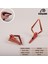 Triangle Sarkaç Kulp Lüks Country Mutfak Mobilya Dolap Çekmece Kulpu Rose 32 mm 2