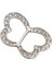 Şerit Toka Kaydırıcısı, Sandalye Kanatları Için Toka Kaydırıcıları Aksesuarlar Rhinestone Argent Kelebek (Yurt Dışından) 1