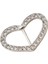 Şerit Toka Kaydırıcısı, Sandalye Kanatları Için Toka Kaydırıcıları Aksesuarlar Rhinestone Argent Kalp (Yurt Dışından) 1