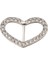 Şerit Toka Kaydırıcısı, Sandalye Kanatları Için Toka Kaydırıcıları Aksesuarlar Rhinestone Argent Kalp (Yurt Dışından) 2