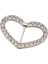 Şerit Toka Kaydırıcısı, Sandalye Kanatları Için Toka Kaydırıcıları Aksesuarlar Rhinestone Argent Kalp (Yurt Dışından) 3