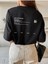 Kadın Life Attitude Baskılı Oversize T-Shirt 1