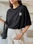 Kadın Life Attitude Baskılı Oversize T-Shirt 2