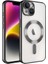 Apple iPhone 14 Plus Kılıf Kamera Lens Korumalı Magsafe Şarj Destekli Şeffaf Renkli Yumuşak Kapak (Demre) 1