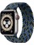 Solo Loop Örgü Kordon, Apple Watch Series SE/10/9/8/7/6/5/4/3/Ultra Uyumlu 49mm-46mm-45mm-44mm-42mm, Small, Blue Mix 1