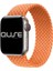 Solo Loop Örgü Kordon, Apple Watch Series SE/10/9/8/7/6/5/4/3/Ultra Uyumlu 49mm-46mm-45mm-44mm-42mm, Small, Turuncu 1