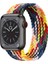 Solo Loop Örgü Kordon, Apple Watch Series SE/10/9/8/7/6/5/4/3/Ultra Uyumlu 49mm-46mm-45mm-44mm-42mm, Small, Turuncu 1