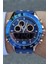 Dijital Analog Lacivert Kayış Rosegold Kasa Spor ve Şık Kullanıma Uygun Alarmlı Aydınlatma 1