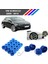 - Vw Scirocco Bijon Civata Kapağı Mavi Renk 20 Adetli Set 17MM 1K06011739B9 1