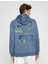 Baskılı Kapşonlu Sweatshirt 4