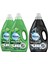 Sıvı Çamaşır Deterjanı Renk Bakım Sağlayıcı ve Koruyucu 3 Lt Aloe Vera X2 + Kömür Siyahlığı X1 2