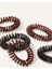 Esnek Spiral Saç Bantları 5'li Paket Kahverengi 2