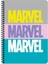 Marvel Seri2 16,5 x 22,5 80 Yp. Kareli Karton Kapak Spiralli Defter 1
