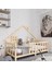 Marina Ithal Ladin Ahşap Çatılı Montessori Çocuk Karyola 80*180 cm 1