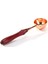 Ahşap Saplı Retro Mum Mühürü Eritme Kaşığı Rose Gold 5