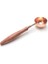 Gül Ağacı Ahşap Saplı Mum Mühürü Eritme Kaşığı Rose Gold 1