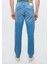 Erkek Milan Açık Mavi Eskitilmiş Yırtıklı Street Jean Pantolon 0081083805 4