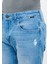Erkek Milan Açık Mavi Eskitilmiş Yırtıklı Street Jean Pantolon 0081083805 5