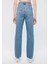 Kadın Happy Gölgeli Mavi 90s Jean Pantolon 101453-82136 4