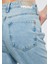 Kadın HAPPY Eskitilmiş Mavi Yırtıklı Jean Pantolon 101453-84409 7