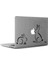 Sevimli Anne Tavşan ve Yavrusu Mac Book Laptop Sticker, Etiket, Çıkartma 1